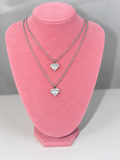Heart On Ice Necklace