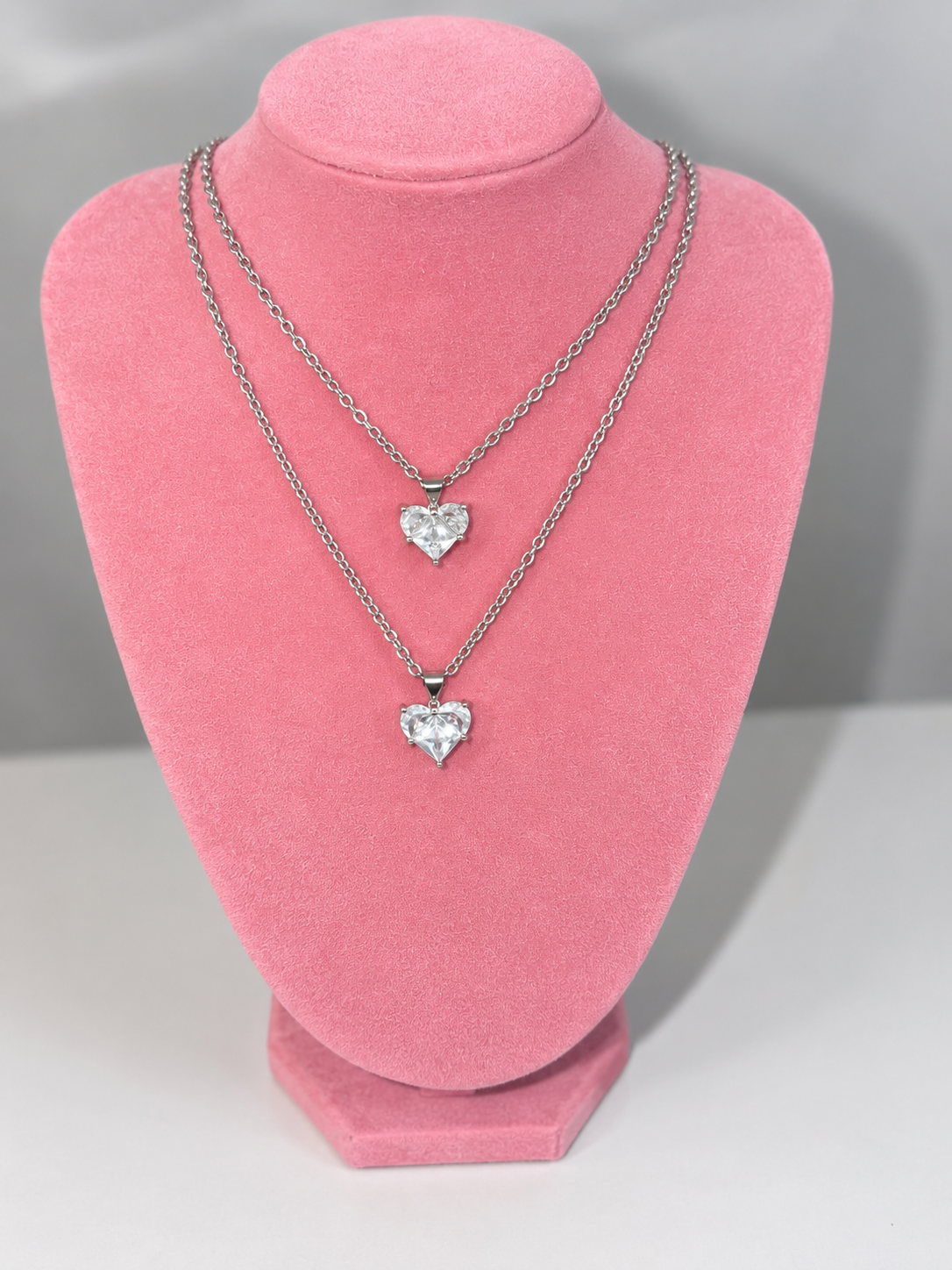 Heart On Ice Necklace