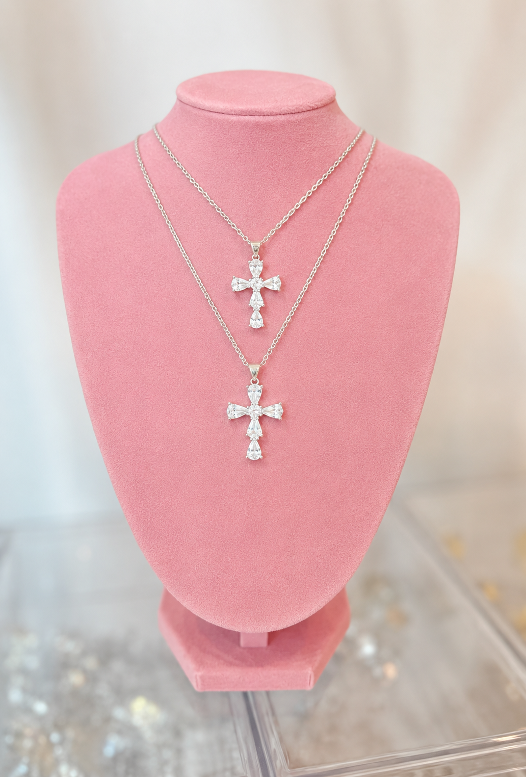 Crystal Halo Cross Chain