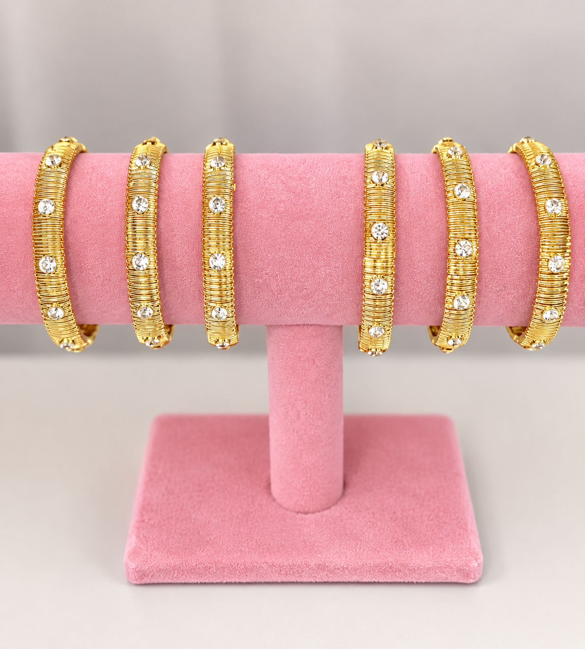 Golden Hour Crystal Bangle