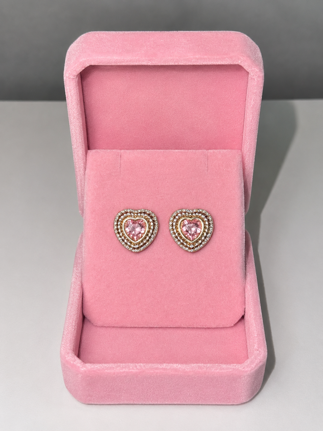 Royal Rose Heart Studs